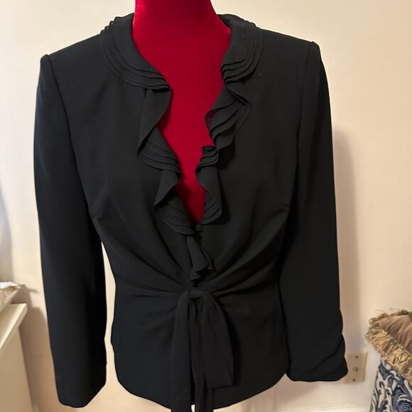 Talbots Black Dress Jacket size 10 new w/o Tag - Picture 5 of 9